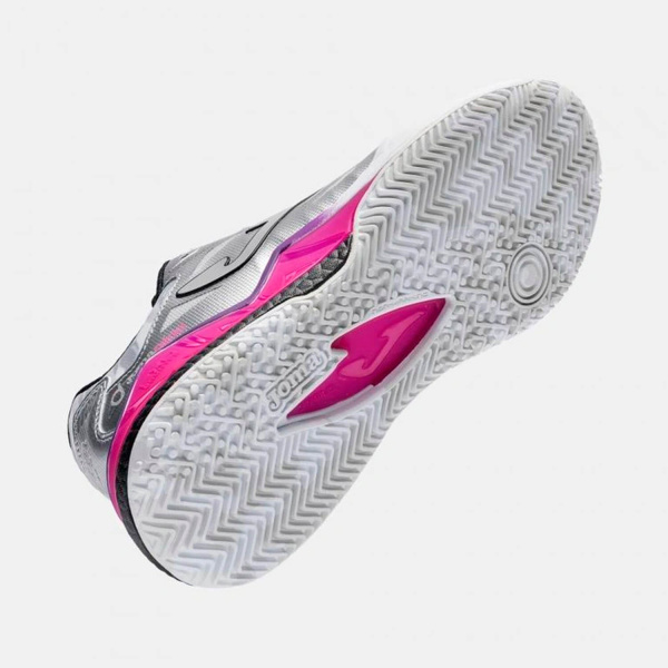 Кроссовки женские для падел Joma SPIN Lady Silver/Black/Rose
