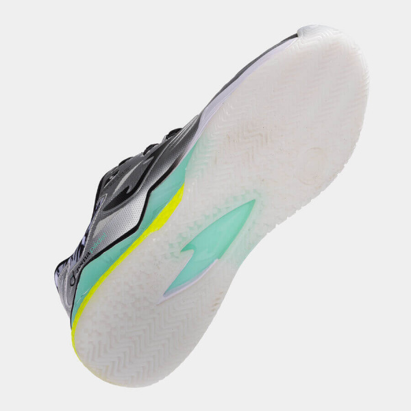 Кроссовки мужские для падел Joma SPIN  Silver/Black/Mint/Yellow