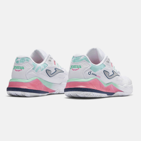 Кроссовки женские для падел Joma SPIN Lady White/Mint/Rose