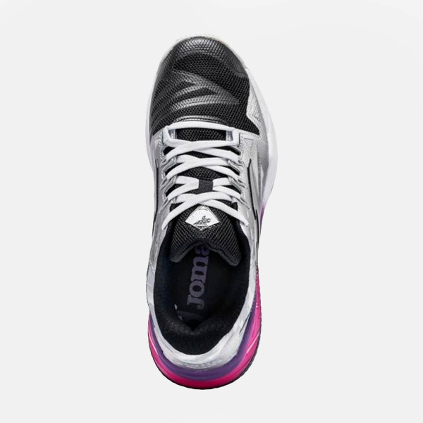 Кроссовки женские для падел Joma SPIN Lady Silver/Black/Rose