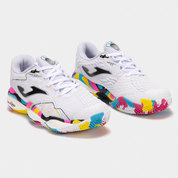 Кроссовки женские для падел Joma Smash 2592 White/Multicolor