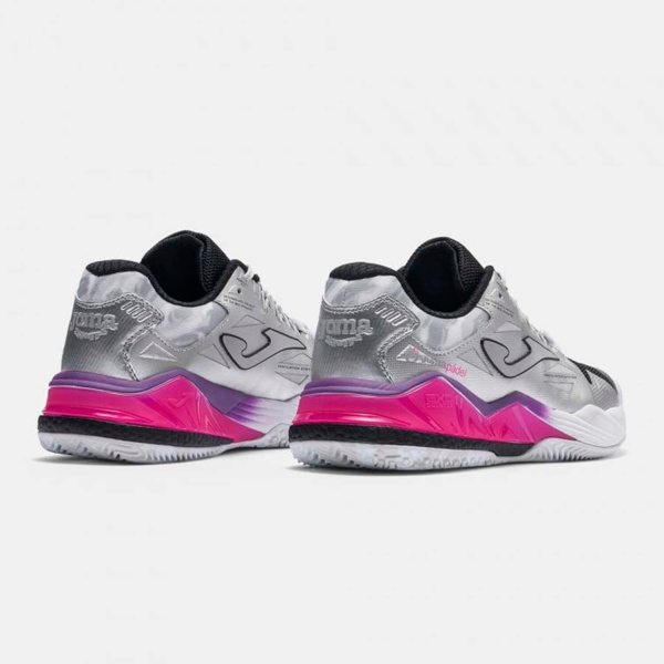 Кроссовки женские для падел Joma SPIN Lady Silver/Black/Rose
